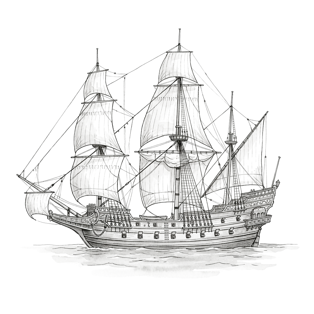 Spanish Galleon in Kinsale Harbour