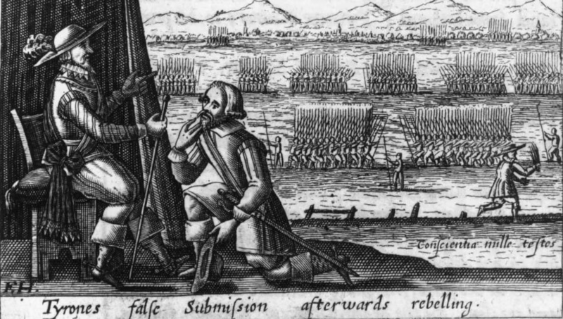 Historical painting of the battle